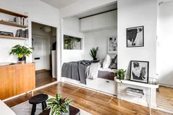 Дизайн квартиры с нишей для кровати однокомнатной современные