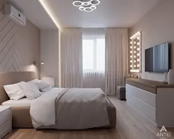 Дизайн спальни 30 кв м фото