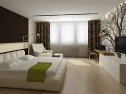 Дизайн спальни 15 кв м с двумя окнами