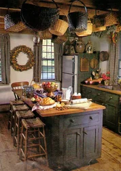 Кухня в старом стиле дизайн