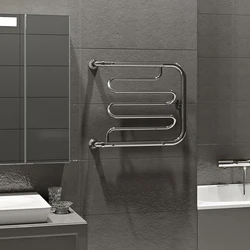 Электрический полотенцесушитель в ванной фото в интерьере