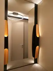 Зеркало с подсветкой в прихожей дизайн