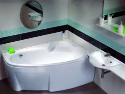 What are the corner bathtubs? Photos of what sizes