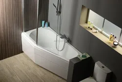 Фото асимметричных ванн в ванной