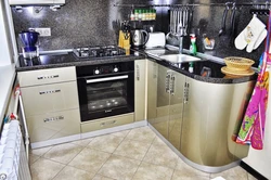 Кухня 5 кв метров дизайн с холодильником и посудомоечной машиной