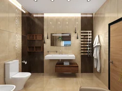 Дизайн ванной комнаты современный стиль и совмещенный