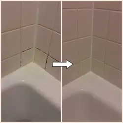 Фото затирки в ванной