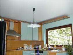 Матовые потолки на кухне фото дизайн