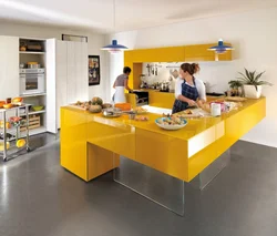 Кухня нестандартная дизайн интерьера