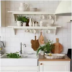 Decorative decorations in the kitchen interior