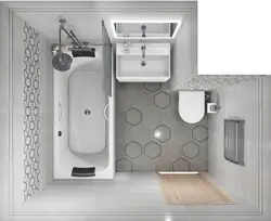 Дизайн ванны площадью 3 м