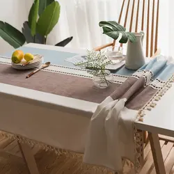 Интерьер кухня стол скатерть