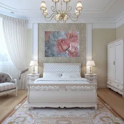 Спальня классика белая фото