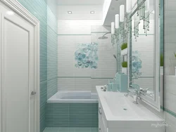 Нежный дизайн ванной комнаты