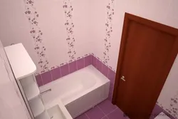 Натяжной потолок в ванной комнате фото в хрущевке