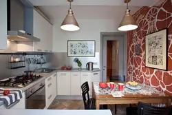 Дизайн интерьера кухни только стена фото