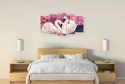 Картины для интерьера спальни фото