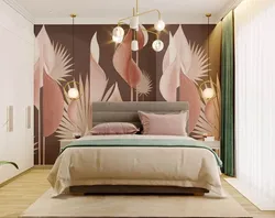 What wallpaper is in fashion in 2023 for the bedroom photo design