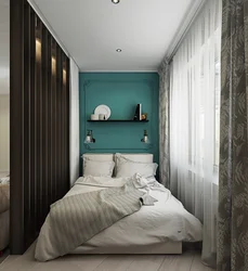 Дизайн спальни хрущевки с диваном