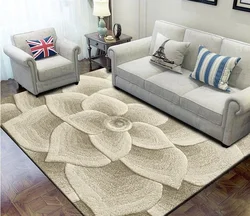 Красивые ковры в интерьере гостиной