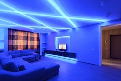 Потолки в спальне с подсветкой светодиодной фото