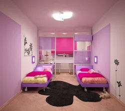 Интерьер спальни для 2 детей