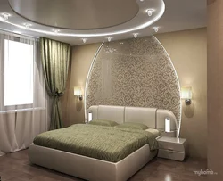 Гипсокартонный дизайн спальни
