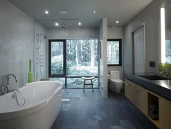 Фото ванных комнат загородного дома