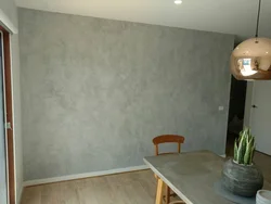 Штукатурка стен в интерьере кухни