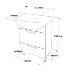 Bath sinks dimensions photo