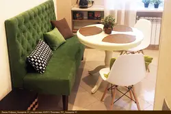 Угловой диван на кухню фото в интерьере