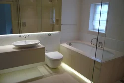 Светодиодная лента в ванной комнате фото