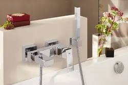 Кран смеситель для ванной с душем фото