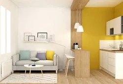 Дизайн стен маленьких квартир