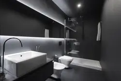 Ванная комната светло темная дизайн