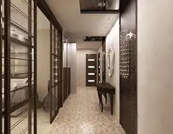 Дизайн узкого коридора в квартире в панельном