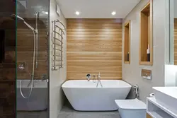 Современный дизайн стен ванной