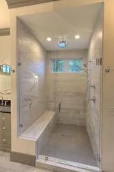 Встроенная кабина в ванной фото