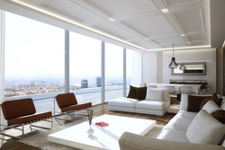 Дизайн квартиры м панорамными окнами