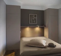 Спальня Со Шкафом В Изголовье Кровати Дизайн