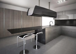 High kitchen interior