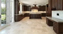 Design of combined floors in the kitchen