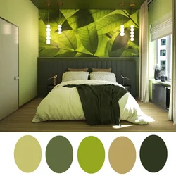 Khaki bedroom design