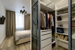 Интерьеры однокомнатных квартир с гардеробными