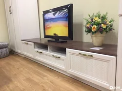 Тумбочки в гостиную под телевизор в современном стиле фото