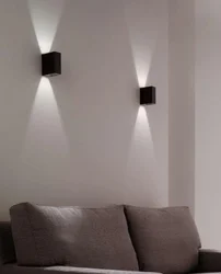 Настенные светильники в гостиную фото современные