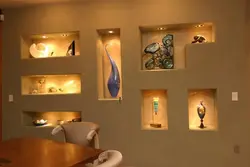 Дизайн ниши в стене на кухне фото
