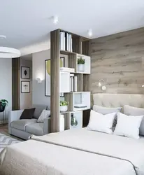 Дизайн интерьера спальни однокомнатной квартиры