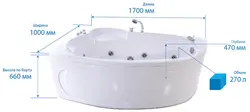 Угловые ванны размеры дизайн