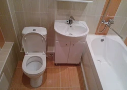 Фото ванной комнаты и туалета в обычной квартире